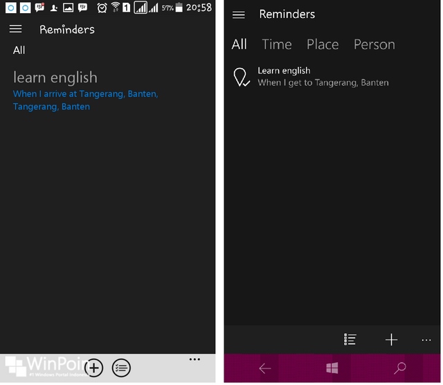 Cortana Android vs Cortana Windows 10 Mobile -- Siapa Pemenangnya?