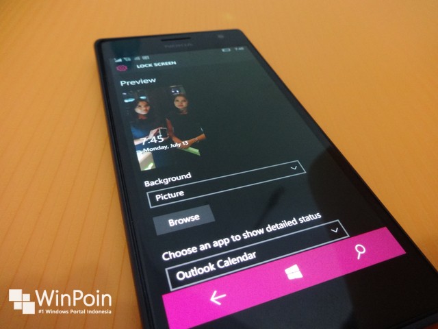 Mendalami Lock Screen di Windows 10 Mobile Build 10166 Terbaru