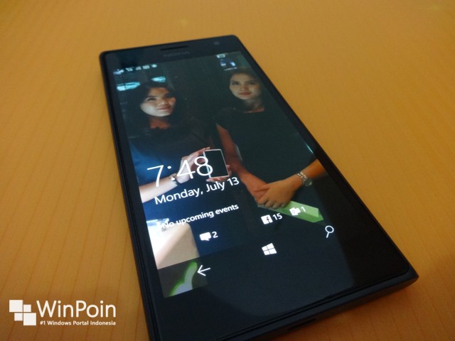 Mendalami Lock Screen di Windows 10 Mobile Build 10166 Terbaru