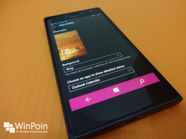 Mendalami Lock Screen di Windows 10 Mobile Build 10166 Terbaru