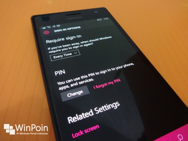 Mendalami Lock Screen di Windows 10 Mobile Build 10166 Terbaru