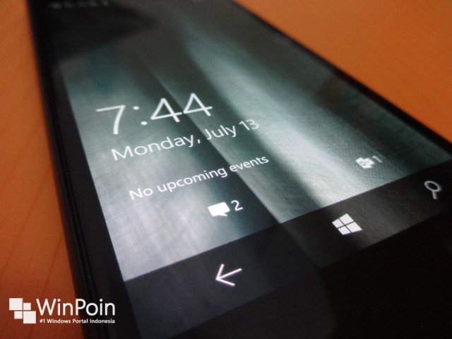 Mendalami Lock Screen di Windows 10 Mobile Build 10166 Terbaru