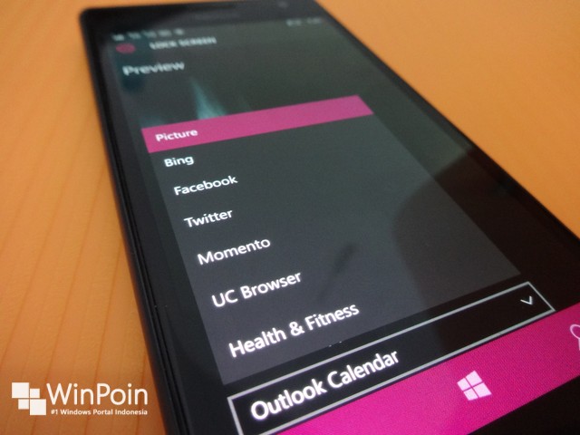 Mendalami Lock Screen di Windows 10 Mobile Build 10166 Terbaru