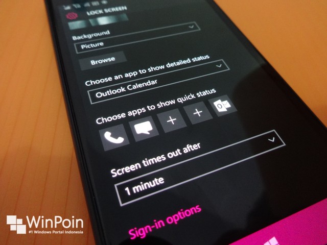 Mendalami Lock Screen di Windows 10 Mobile Build 10166 Terbaru