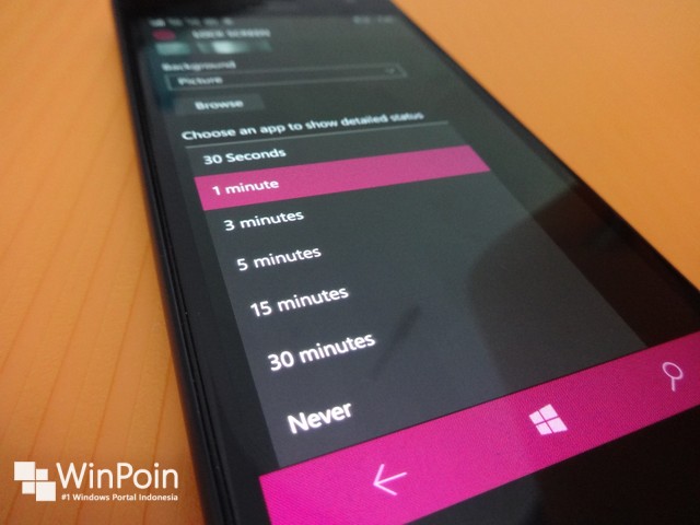 Mendalami Lock Screen di Windows 10 Mobile Build 10166 Terbaru