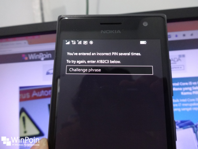 Smartphone Kamu Tidak Akan Disable Jika Salah Memasukkan PIN Berkali-kali di Windows 10 Mobile