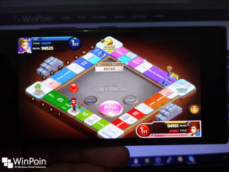 Wow..Game Line Get Rich Android Berjalan Lancar di Windows Phone..!!