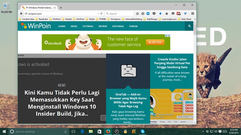 Penting: Clear Cache Browser Kamu Jika Tidak Mendapati Postingan Baru di WinPoin