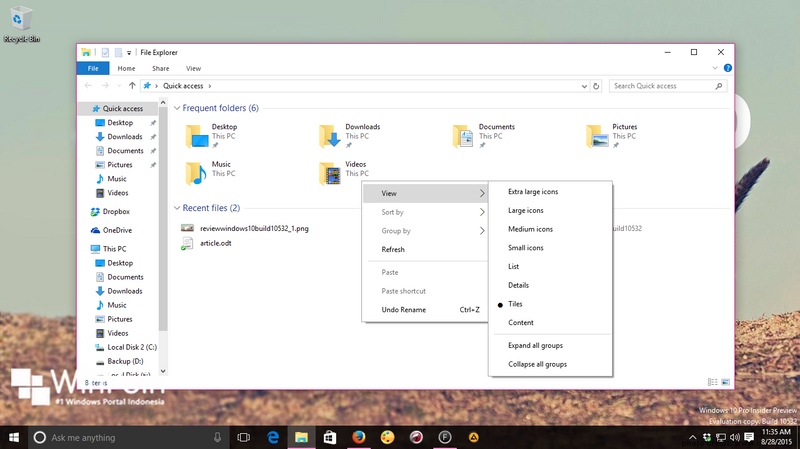 Inilah Fitur Baru di Windows 10 Insider Build 10532 (Eksklusif Review)