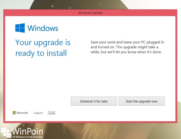 cara upgrade window 8 ke window 10