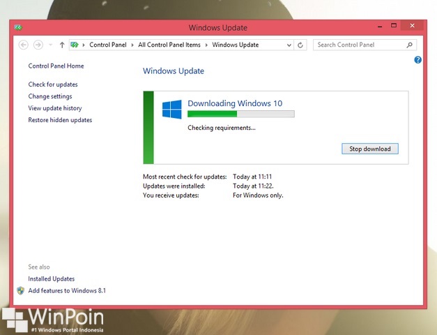 Cara Update Windows 8.1 ke Windows 10