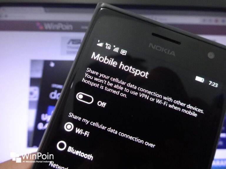 Mobile Hotspot Sudah Bisa Dijalankan di Windows 10 Mobile Build Selanjutnya