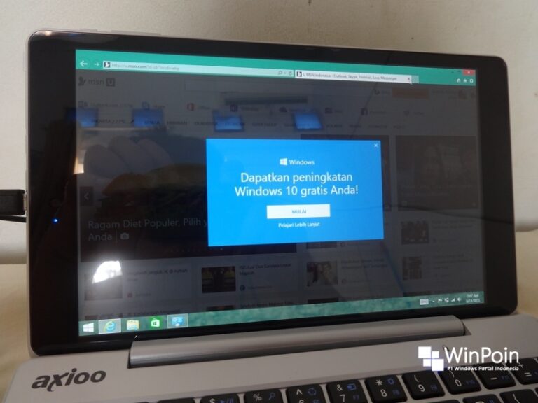 Cara Upgrade Axioo Windroid 9G ke Windows 10 (Beserta Tips Penting yang Perlu Kamu Ketahui)