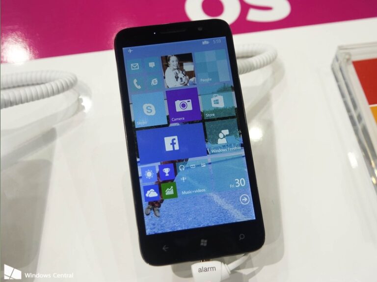 Alcatel Merilis "Alcatel OneTouch Fierce XL" dengan OS WIndows 10