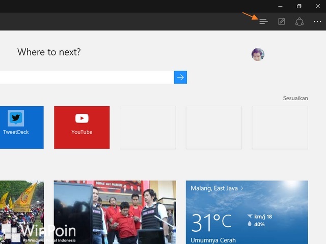 Cara Melihat atau Menghapus History Browser Microsoft Edge