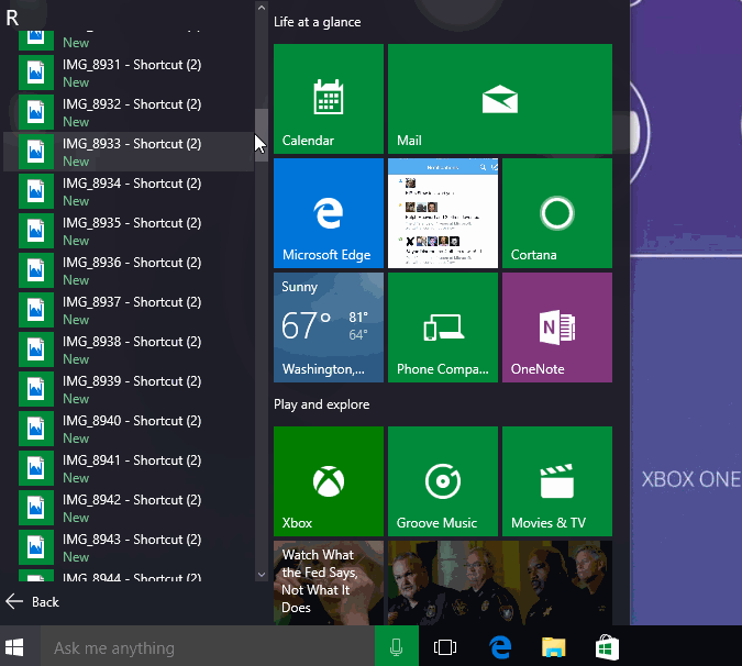 Windows 10 Start Menu Tidak Bisa Mengatasi Lebih Dari 500 Item