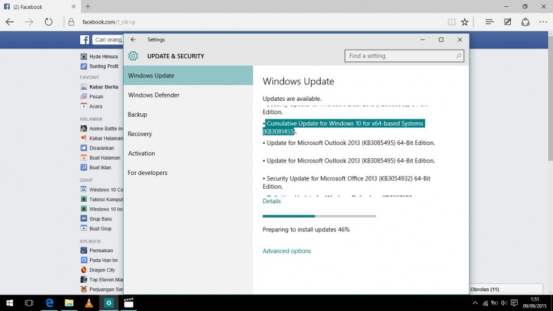 Cumulative Update Windows 10 Dirilis, Cek Windows Update Kamu