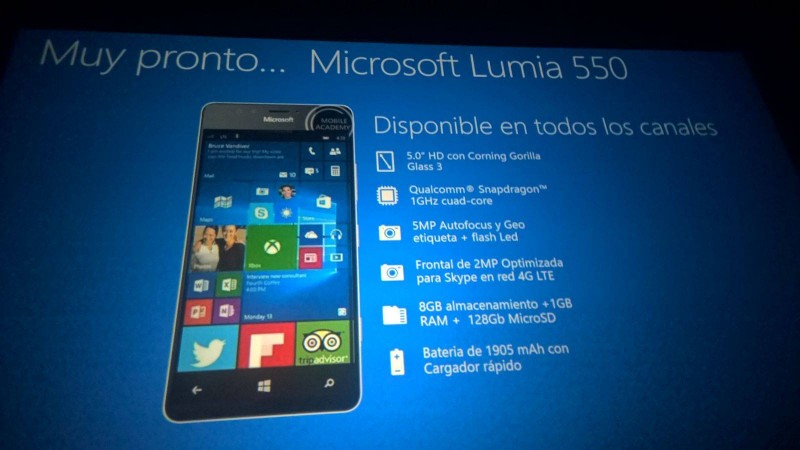 Inilah Spesifikasi dan Tampilan Lumia 550 (Official) yang Bocor ke Publik