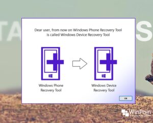 Windows Phone Recovery Tool Diganti Menjadi Windows Device Recovery Tool