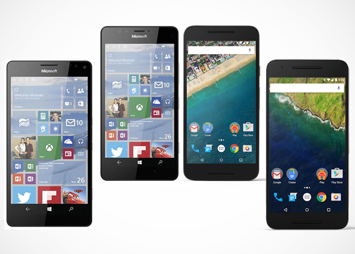 Cari Tahu Spesifikasi Lumia 950 vs Lumia 950 XL vs Nexus 5X vs Nexus 6P