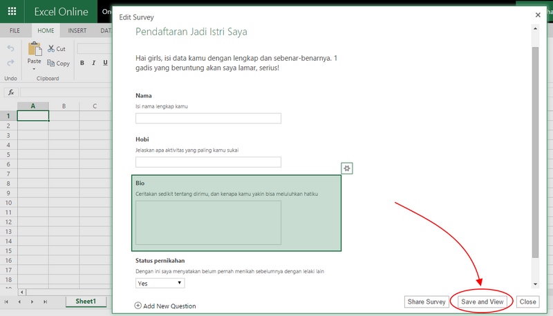 form pendaftaran xls Apa dengan Saja) Cara (untuk Keperluan Form Membuat Online