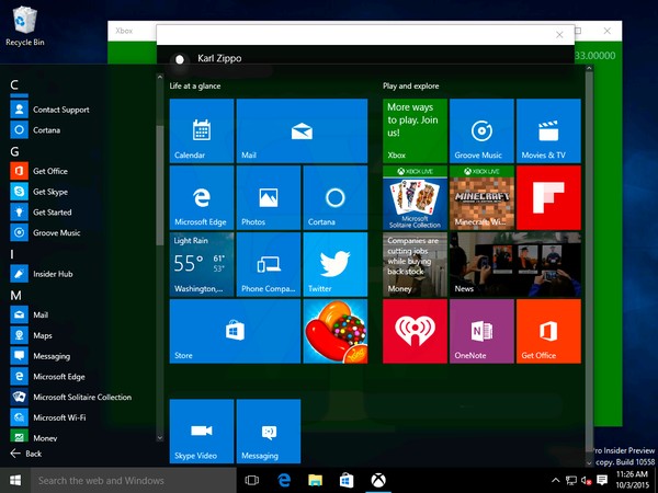 Windows 10 Build 10558 Telah Bocor, Yang Baru Ada Apps Messaging dan Skype Video