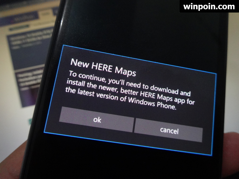 HERE Maps Tidak Support Windows 10 Mobile RTM (dan Official HERE Menyarankan Kamu Pake Windows Maps Saja)