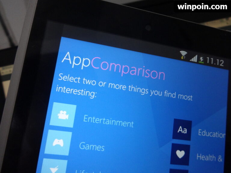 Microsoft Merilis AppComparison untuk Menemukan Alternatif Apps Android Favorit Kamu di Windows Phone