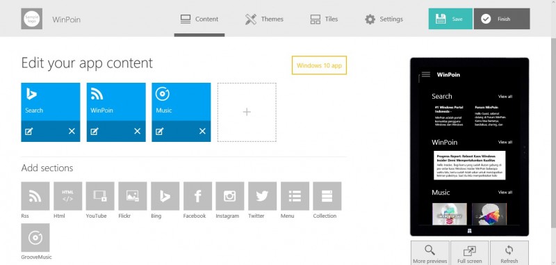 App Studio Diupdate, Kini Ia Mendukung Store Windows 10