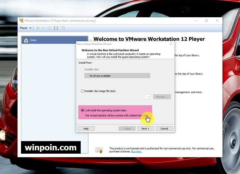 Cara Install Windows 10 di VMware Virtual Machine