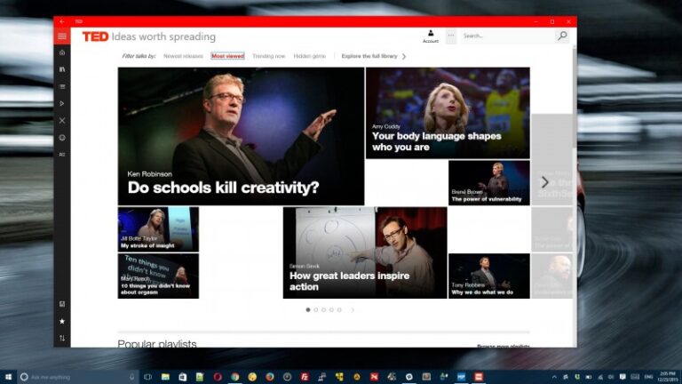 Yeah..TED Merilis Universal Apps untuk Windows 10 dan Windows 10 Mobile!