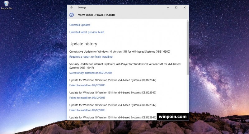 Update Windows 10 Build 10586.29