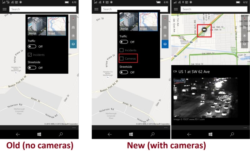 Pantang Nyasar: Windows Map di Update Dengan Fitur Baru Line Guidance dan Traffic Camera