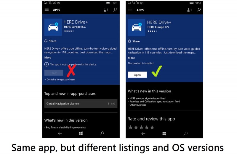 Pastikan Kamu Menggunakan Aplikasi HERE Yang Benar Untuk Windows 10 Mobile