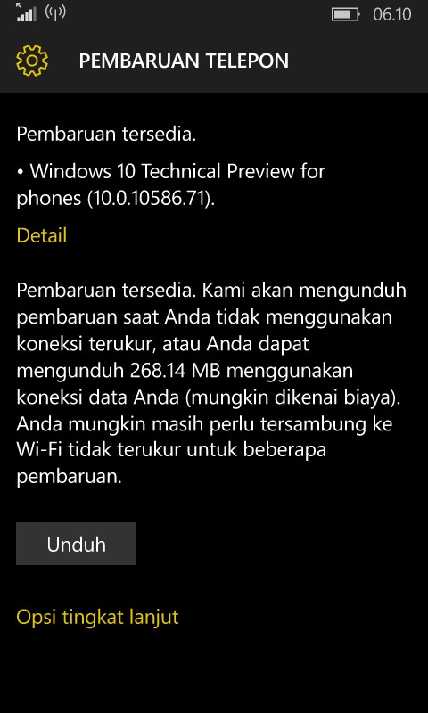 Windows 10 Mobile Build 10586.71 Tersedia Untuk Fast Ring