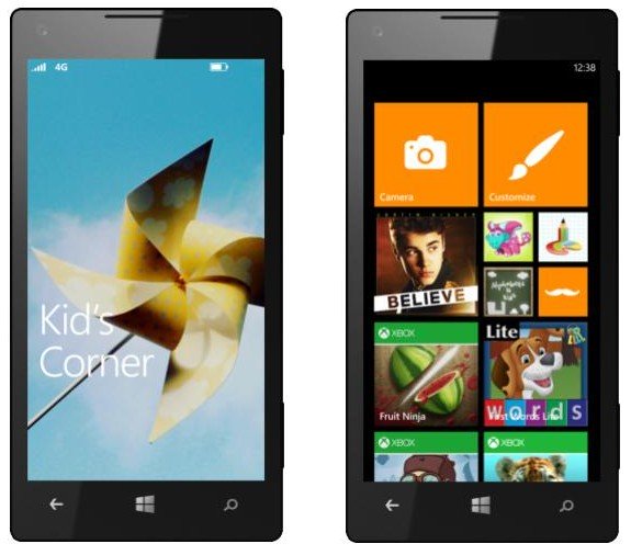 Menggunakan Kids Corner di Windows Phone