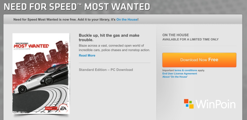 HOT: Game "Need for Speed: Most Wanted" Gratis dalam Waktu Terbatas!