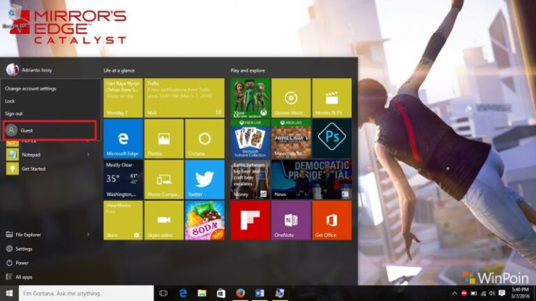 Cara Mengaktifkan Akun Guest di Windows 10
