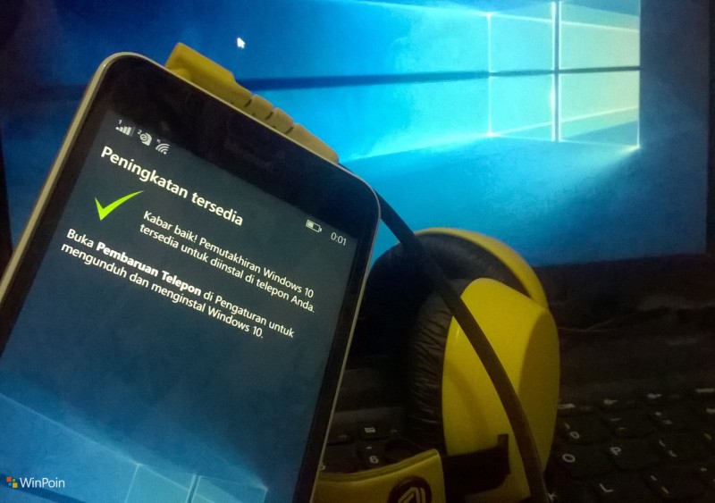 Windows 10 Mobile Final Untuk Lumia Gelombang Pertama Telah Tersedia
