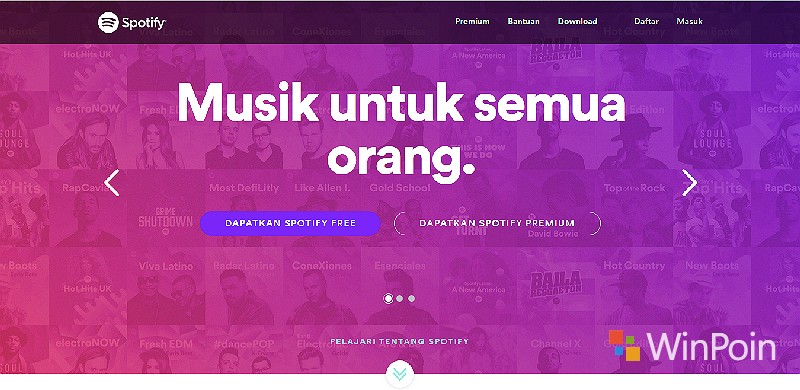 Spotify Kini Telah Hadir di Indonesia