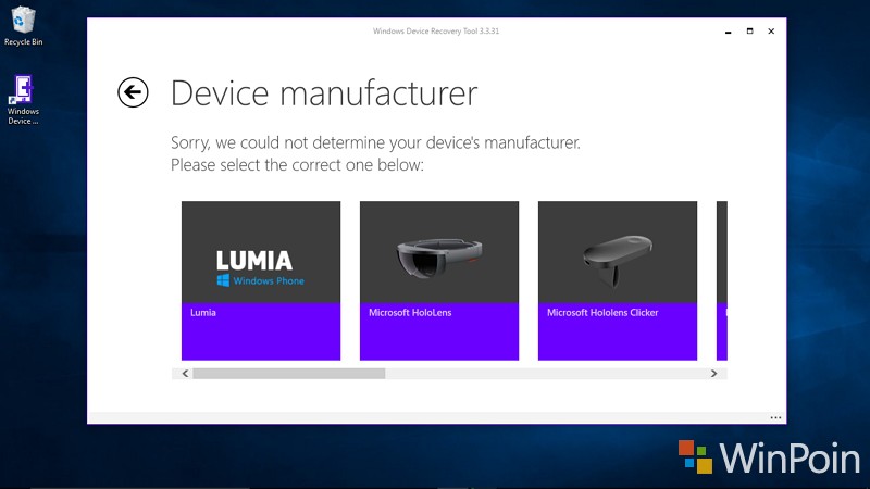 Windows Device Recovery Tool (WDRT) Mendapat Update, Kini Mendukung HoloLens dan Clicker