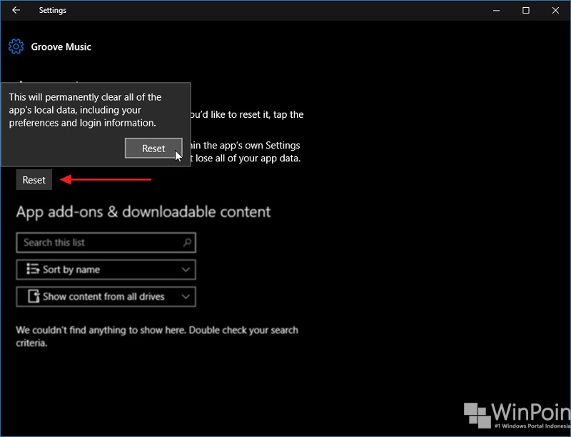 cara mudah reset apps windows 10 (2)