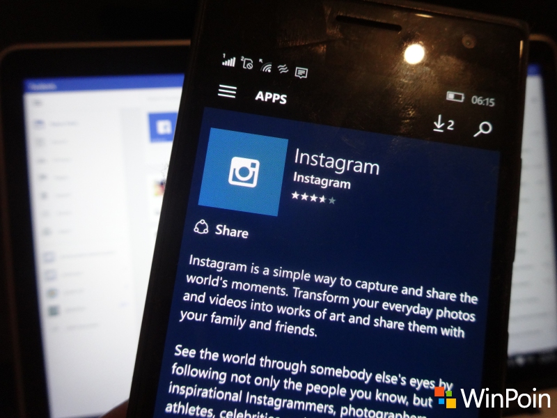 HOT: Aplikasi Instagram untuk Windows 10 Mobile Dirilis, Kini Tidak Beta Lagi