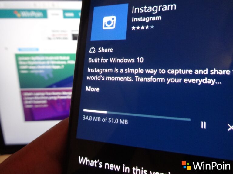 Cara Install Instagram di Windows 10 Mobile (Bagi yang Gagal Install)