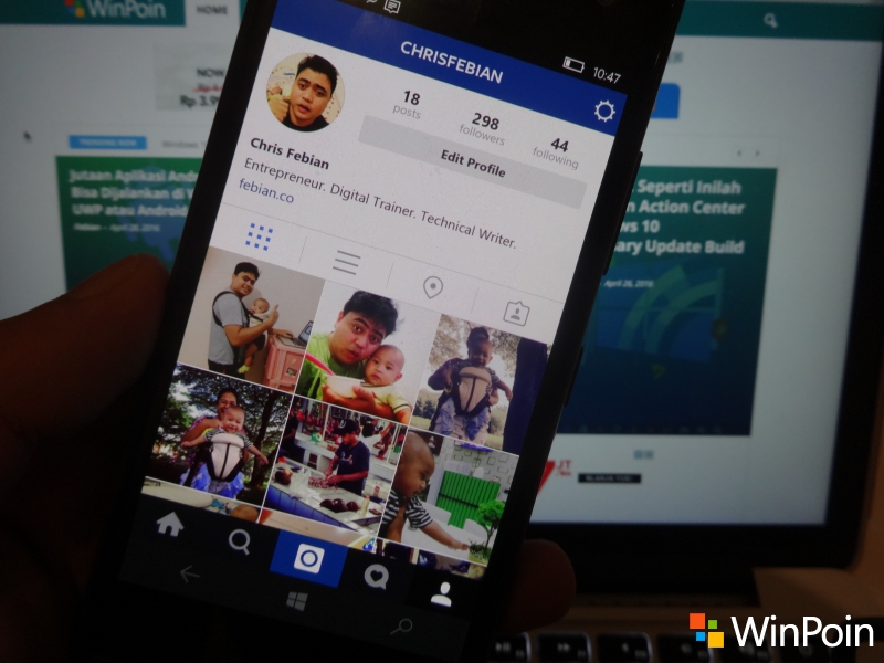 Cara Install Instagram di Windows 10 Mobile (Bagi yang Gagal Install)