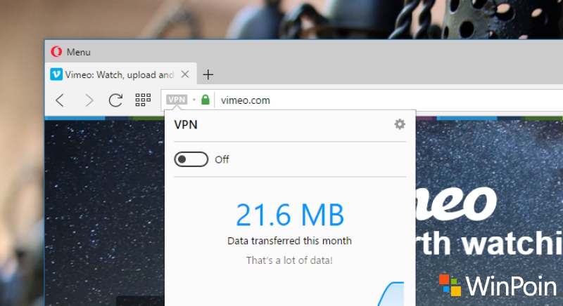 opera beta with vpn