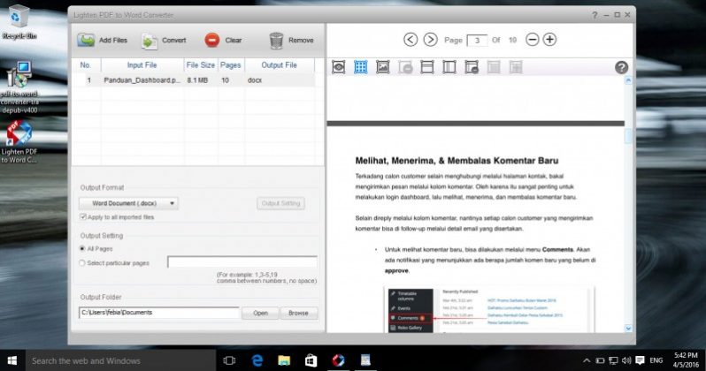 Download Software + Lisensi "PDF to Word Converter Pro" Senilai $29.99 (Gratis!)