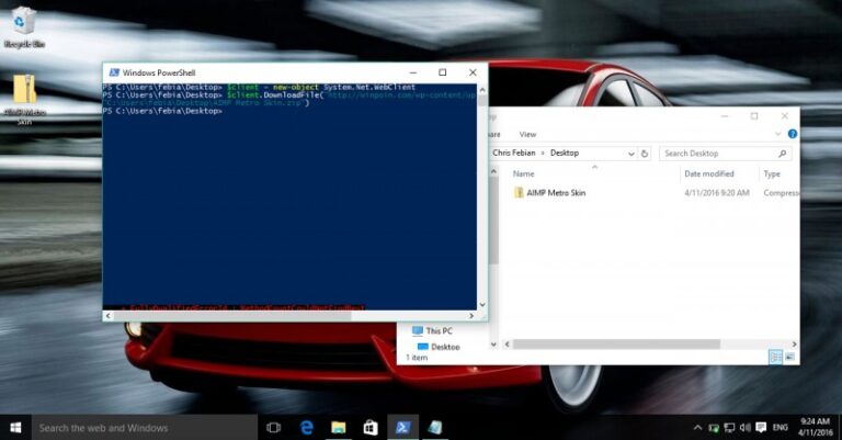 Cara Download File Melalui Command PowerShell Windows