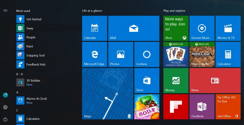 Seperti Inilah Start Menu Baru di Windows 10 Anniversary Update, Yes or No?