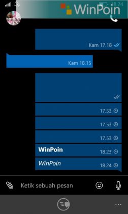 Cara Merubah Format Text di WhatsApp Windows Phone